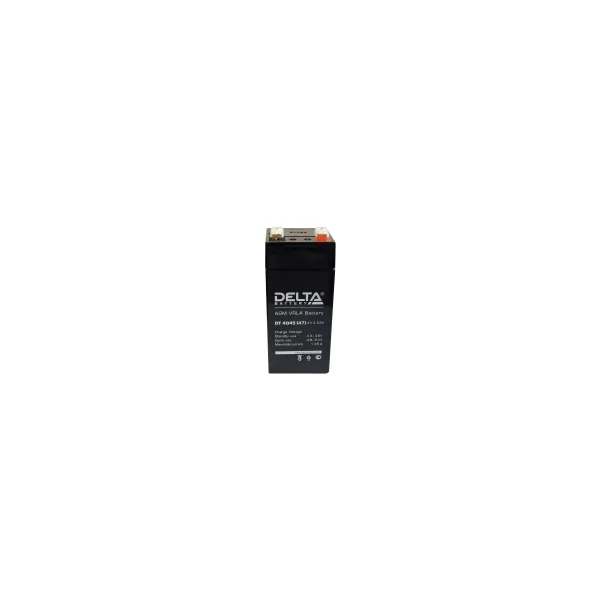 Аккумулятор DELTA DT 4045 (47) узкий 4V 4,5Ah AGM