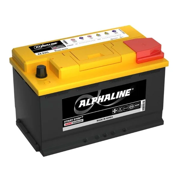 Аккумулятор ALPHALINE AGM AX 80Ah euro низ EN800 58020 (Юж.Корея) срок гарантии 2 года 315*175*175