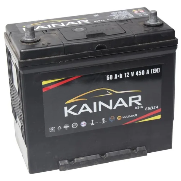 Аккумулятор KAINAR Asia 50 Ач 450 А (EN), обратная полярность, B24