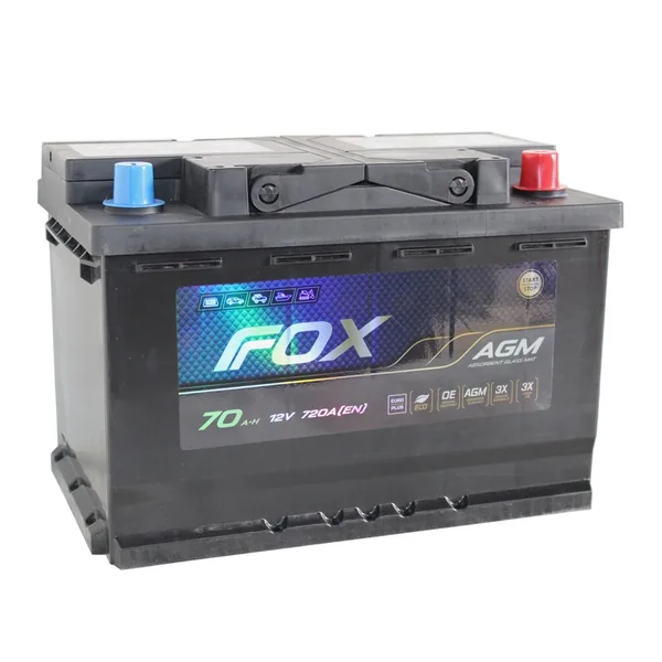 Аккумулятор FORGO 70 Ач 720 А (EN), обратная полярность, LN3