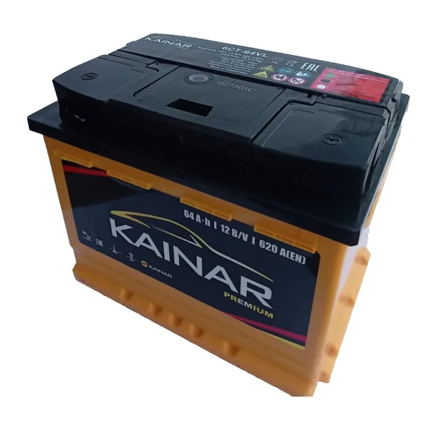 Аккумулятор KAINAR Premium 64 Ач 620 А (EN), обратная полярность, LN2
