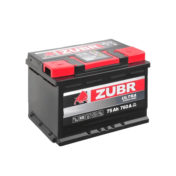 Аккумулятор ZUBR Ultra 75Ah euro EN760