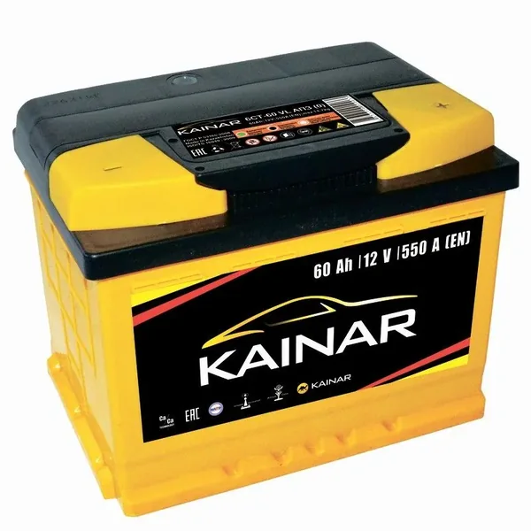 Аккумулятор KAINAR 60 Ач 520 А (EN), прямая полярность, LN2