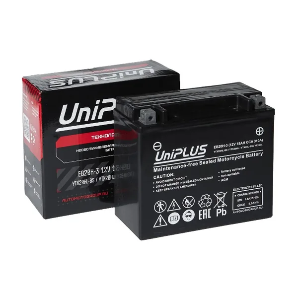Аккумулятор UniPLUS EB20H-3 18Ач CC310