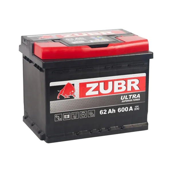 Аккумулятор ZUBR Ultra 62 Ач 600 А (EN), прямая полярность, LBN2