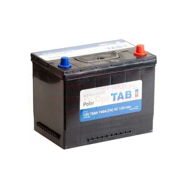 Аккумулятор TAB Polar S75J 75Аh euro EN740 Asia