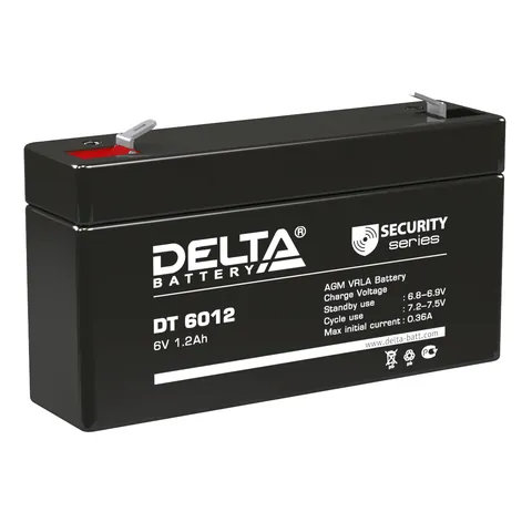Аккумулятор DELTA 1.2 Ач, 97x24x58