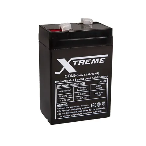 Аккумулятор XTREME OT4.5-6 4.5 Ач, 70x47x100