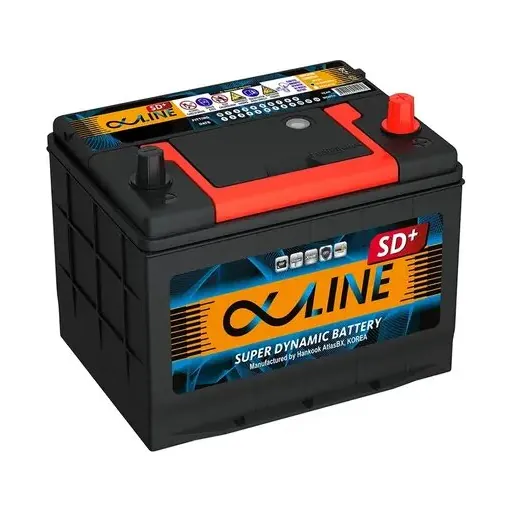 Аккумулятор ALPHALINE SD 85D23L 70 Ач 680 А (EN), обратная полярность
