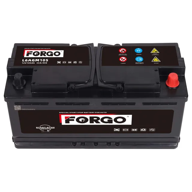Аккумулятор FORGO 105 Ач 950 А (EN), обратная полярность, LN5