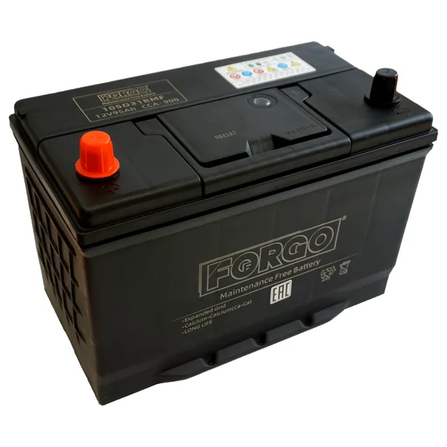 Аккумулятор FORGO 95 Ач 900 А (JIS), прямая полярность, D31