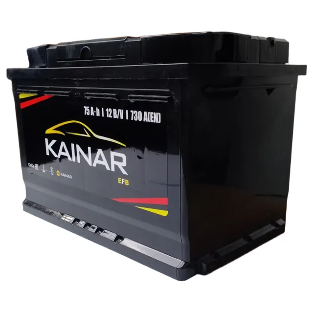 Аккумулятор KAINAR 75 Ач 620 А (EN), обратная полярность, LN3