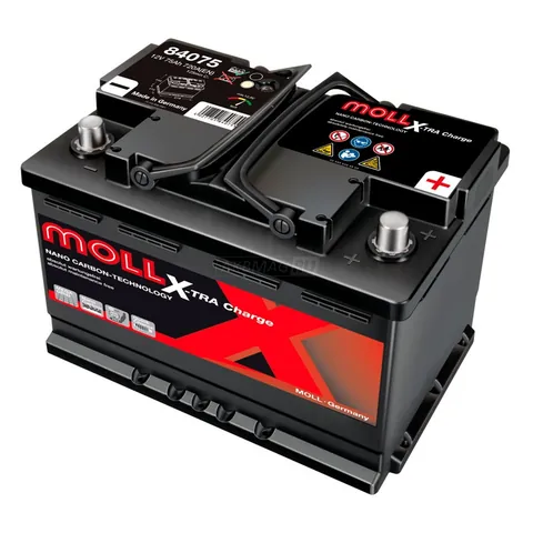 Аккумулятор MOLL XTRA CHARGE 75 Ач 720 А (EN), обратная полярность, LN3