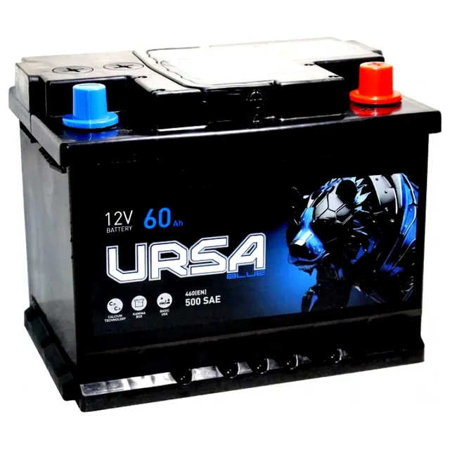 Аккумулятор URSA 60 Ач 500 А (EN), обратная полярность, LN2